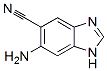 1H-benzimidazole-5-carbonitrile, 6-amino- Structure,934474-85-8Structure