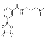 N-[3-(N,N-二甲基氨基)丙基]苯甲酰胺-3-硼酸頻那醇酯結(jié)構(gòu)式_936250-16-7結(jié)構(gòu)式