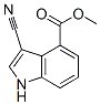 1H-Indole-4-carboxylic acid, 3-cyano-, methyl esterStructure,939793-19-8Structure 1H-Indole-4-carboxylic acid, 3-cyano-, methyl ester Structure,939793-19-8Structure