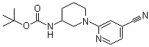 (4-氰基-3,4,5,6-四氫-2H-[1,2]聯(lián)吡啶-3-基)-氨基甲酸叔丁酯結(jié)構(gòu)式_939986-28-4結(jié)構(gòu)式