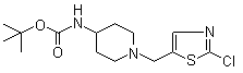 [1-(2-氯-噻唑-5-甲基)-哌啶-4-基]-氨基甲酸叔丁酯結構式_939986-54-6結構式