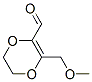 1,4-Dioxin-2-carboxaldehyde, 5,6-dihydro-3-(methoxymethyl)-(9ci)Structure,94105-21-2Structure 1,4-Dioxin-2-carboxaldehyde, 5,6-dihydro-3-(methoxymethyl)-(9ci) Structure,94105-21-2Structure