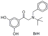 1-(3,5-二羥基苯基)-2-[(1,1-二甲基乙基)(苯基甲基)氨基]乙酮氫溴酸結構式_94109-61-2結構式