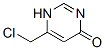 4(1H)-pyrimidinone, 6-(chloromethyl)-(9ci)Structure,94171-03-6Structure 4(1H)-pyrimidinone, 6-(chloromethyl)-(9ci) Structure,94171-03-6Structure