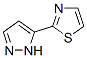 Thiazole, 2-(1h-pyrazol-5-yl)-Structure,942223-95-2Structure Thiazole, 2-(1h-pyrazol-5-yl)- Structure,942223-95-2Structure