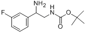 Tert-butyl 2-amino-2-(3-fluorophenyl)ethylcarbamateStructure,943325-30-2Structure Tert-butyl 2-amino-2-(3-fluorophenyl)ethylcarbamate Structure,943325-30-2Structure