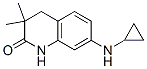 2(1H)-quinolinone, 7-(cyclopropylamino)-3,4-dihydro-3,3-dimethyl-Structure,944141-94-0Structure 2(1H)-quinolinone, 7-(cyclopropylamino)-3,4-dihydro-3,3-dimethyl- Structure,944141-94-0Structure