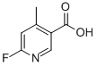 2-Fluoro-4-methylpyridine-5-carboxylic acid Structure,944582-95-0Structure