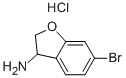 6-Bromo-2,3-dihydrobenzofuran-3-amine hydrochlorideStructure,944709-63-1Structure 6-Bromo-2,3-dihydrobenzofuran-3-amine hydrochloride Structure,944709-63-1Structure