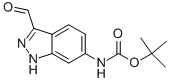 (3-Formyl-1h-indazol-6-yl)-carbamic acid tert-butyl esterStructure,944904-72-7Structure (3-Formyl-1h-indazol-6-yl)-carbamic acid tert-butyl ester Structure,944904-72-7Structure
