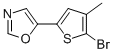 Oxazole, 5-(5-bromo-4-methyl-2-thienyl)-Structure,945392-07-4Structure Oxazole, 5-(5-bromo-4-methyl-2-thienyl)- Structure,945392-07-4Structure