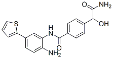  4-[[[2-氨基-5-(2-噻吩)苯基]氨基]羰基]--alpha--羥基-苯乙酰胺結(jié)構(gòu)式_945401-19-4結(jié)構(gòu)式