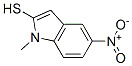 1H-indole-2-thiol, 1-methyl-5-nitro-Structure,945454-10-4Structure 1H-indole-2-thiol, 1-methyl-5-nitro- Structure,945454-10-4Structure