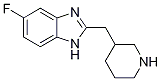 5-Fluoro-2-(piperidin-3-ylmethyl)-1h-benzimidazoleStructure,947014-08-6Structure 5-Fluoro-2-(piperidin-3-ylmethyl)-1h-benzimidazole Structure,947014-08-6Structure