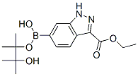 1H-Indazole-3-carboxylic acid, 6-(4,4,5,5-tetramethyl-1,3,2-dioxaborolan-2-yl)-, ethyl esterStructure,947191-20-0Structure 1H-Indazole-3-carboxylic acid, 6-(4,4,5,5-tetramethyl-1,3,2-dioxaborolan-2-yl)-, ethyl ester Structure,947191-20-0Structure