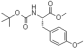 (S)-2-叔丁氧基羰基氨基-3-(4-甲氧基-苯基)-丙酸甲酯結(jié)構(gòu)式_94790-24-6結(jié)構(gòu)式