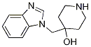 4-Benzoimidazol-1-ylmethyl-piperidin-4-olStructure,949100-26-9Structure 4-Benzoimidazol-1-ylmethyl-piperidin-4-ol Structure,949100-26-9Structure
