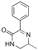 (7ci)-5,6-二氫-5(or6)-甲基-3-苯基-2(1H)-吡嗪酮結(jié)構(gòu)式_94934-44-8結(jié)構(gòu)式