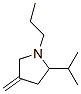 Pyrrolidine, 4-methylene-2-(1-methylethyl)-1-propyl- (9ci)Structure,94956-96-4Structure Pyrrolidine, 4-methylene-2-(1-methylethyl)-1-propyl- (9ci) Structure,94956-96-4Structure