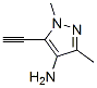 (9ci)-5-乙炔-1,3-二甲基-1H-吡唑-4-胺結(jié)構(gòu)式_94990-00-8結(jié)構(gòu)式