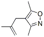Isoxazole, 3,5-dimethyl-4-(2-methyl-2-propenyl)-(9ci)Structure,95113-52-3Structure Isoxazole, 3,5-dimethyl-4-(2-methyl-2-propenyl)-(9ci) Structure,95113-52-3Structure