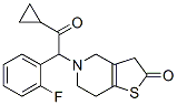 5-[2-環(huán)丙基-1-(2-氟苯基)-2-氧代乙基]-4,5,6,7-四氫噻吩并[3,2-c]吡啶-2(3H)-酮結(jié)構(gòu)式_951380-42-0結(jié)構(gòu)式