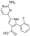  5-(2-氨基-4-嘧啶)-2-(2-氟苯基)-1H-吡咯-3-羧酸結(jié)構(gòu)式_951784-07-9結(jié)構(gòu)式