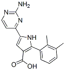  5-(2-氨基-4-嘧啶)-2-(2,3-二甲基苯基)-1H-吡咯-3-羧酸結構式_951784-09-1結構式