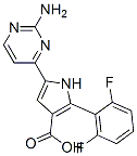  5-(2-氨基-4-嘧啶)-2-(2,6-二氟苯基)-1H-吡咯-3-羧酸結(jié)構(gòu)式_951784-21-7結(jié)構(gòu)式