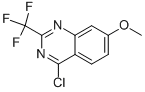 4-Chloro-7-methoxy-2-trifluoromethyl-quinazolineStructure,951904-99-7Structure 4-Chloro-7-methoxy-2-trifluoromethyl-quinazoline Structure,951904-99-7Structure