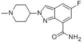 2H-Indazole-7-carboxamide, 5-fluoro-2-(1-methyl-4-piperidinyl)-Structure,952479-19-5Structure 2H-Indazole-7-carboxamide, 5-fluoro-2-(1-methyl-4-piperidinyl)- Structure,952479-19-5Structure