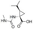 順式-(9ci)-1-[[(甲基氨基)羰基]氨基]-2-(1-甲基乙基)-環(huán)丙烷羧酸結(jié)構式_95474-37-6結(jié)構式