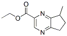 (9ci)-1-(6,7-二氫-7-甲基-5H-環(huán)戊并吡嗪-2-基)-1-丙酮結(jié)構(gòu)式_95576-07-1結(jié)構(gòu)式