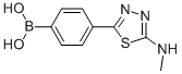 4-(5-(Methylamino)-1,3,4-thiadiazol-2-yl)phenylboronic acid Structure,957034-49-0Structure