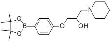 4-(2-Hydroxy-3-(piperidin-1-yl)propoxy)phenylboronic acid pinacol ester Structure,957061-08-4Structure
