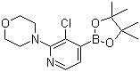 3-Chloro-2-(4-morpholino)pyridine-4-boronic acid pinacol esterStructure,957198-28-6Structure 3-Chloro-2-(4-morpholino)pyridine-4-boronic acid pinacol ester Structure,957198-28-6Structure