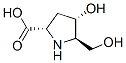 L-proline, 4-hydroxy-5-(hydroxymethyl)-, (4s,5r)-(9ci)Structure,95863-87-9Structure L-proline, 4-hydroxy-5-(hydroxymethyl)-, (4s,5r)-(9ci) Structure,95863-87-9Structure