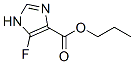 1H-imidazole-4-carboxylic acid, 5-fluoro-, propyl ester Structure,959088-25-6Structure