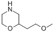 2-(2-Methoxyethyl)morpholineStructure,959238-10-9Structure 2-(2-Methoxyethyl)morpholine Structure,959238-10-9Structure