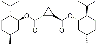 (1S,2s)-bis((1r,2s,5r)-2-isopropyl-5-methylcyclohexyl) cyclopropane-1,2-dicarboxylateStructure,96149-00-7Structure (1S,2s)-bis((1r,2s,5r)-2-isopropyl-5-methylcyclohexyl) cyclopropane-1,2-dicarboxylate Structure,96149-00-7Structure