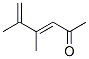 3,5-Hexadien-2-one, 4,5-dimethyl-, (e)-(9ci)Structure,96219-38-4Structure 3,5-Hexadien-2-one, 4,5-dimethyl-, (e)-(9ci) Structure,96219-38-4Structure