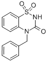 4-(Phenylmethyl)-2h-1,2,4-benzothiadiazin-3(4h)-one 1,1-dioxideStructure,964-08-9Structure 4-(Phenylmethyl)-2h-1,2,4-benzothiadiazin-3(4h)-one 1,1-dioxide Structure,964-08-9Structure