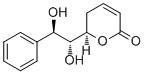 (6R)-6-[(1R,2R)-1,2-二羥基-2-苯基乙基]-5,6-二氫-2H-吡喃-2-酮結構式_96422-52-5結構式