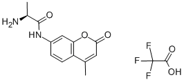 L-丙氨酸-7-酰胺-4-甲基香豆素三氟乙酸酯結構式_96594-10-4結構式