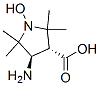 反式-(9ci)-4-氨基-1-羥基-2,2,5,5-四甲基-3-吡咯烷羧酸結(jié)構(gòu)式_96938-41-9結(jié)構(gòu)式