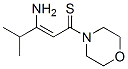 Morpholine, 4-(3-amino-4-methyl-1-thioxo-2-pentenyl)-(9ci)Structure,97309-69-8Structure Morpholine, 4-(3-amino-4-methyl-1-thioxo-2-pentenyl)-(9ci) Structure,97309-69-8Structure