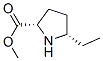 Proline, 5-ethyl-, methyl ester, cis-(9ci)Structure,97465-31-1Structure Proline, 5-ethyl-, methyl ester, cis-(9ci) Structure,97465-31-1Structure