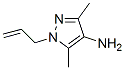 (9ci)-3,5-二甲基-1-(2-丙烯基)-1H-吡唑-4-胺結(jié)構(gòu)式_97893-44-2結(jié)構(gòu)式