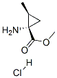 順式-(9ci)-1-氨基-2-甲基環(huán)丙烷羧酸甲酯鹽酸鹽結(jié)構(gòu)式_98259-91-7結(jié)構(gòu)式