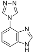 (9ci)-4-(4h-1,2,4-噻唑-4-基)-1H-苯并咪唑結(jié)構(gòu)式_98711-53-6結(jié)構(gòu)式